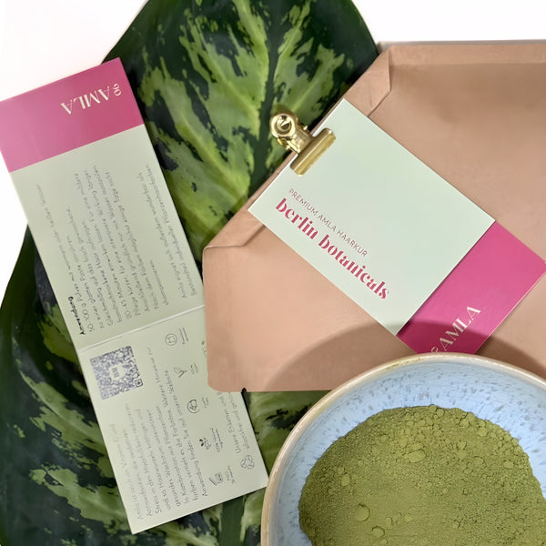AMLA | Premium Bio Haarpflegepulver für Haarwachstum, kräftige Wurzeln & natürlichen Glanz