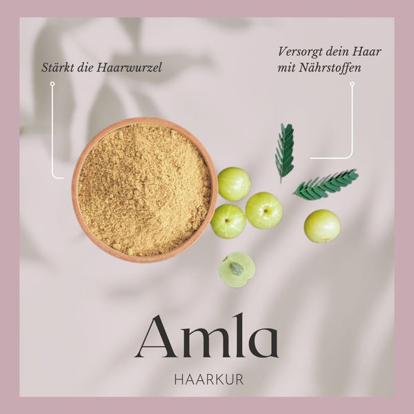 AMLA | Premium Bio Haarpflegepulver für Haarwachstum, kräftige Wurzeln & natürlichen Glanz