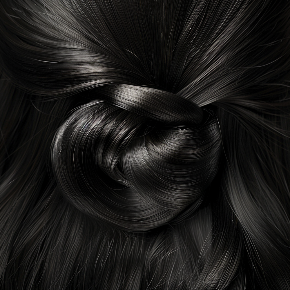 BLACK | Bio Pflanzenhaarfarbe – tiefes Schwarz mit Henna & Indigo