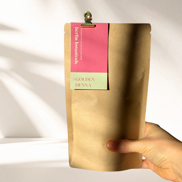 GOLDEN HENNA | Bio Pflanzenhaarfarbe – Gold Braun mit Henna und Amla
